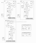 Carburetor Diagram and Parts List for  Briggs and Stratton Engine